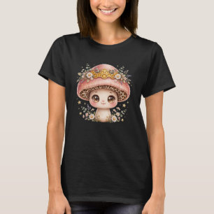 Boujee Rosa Pilzkönigin - Honigwabenkrone T-Shirt