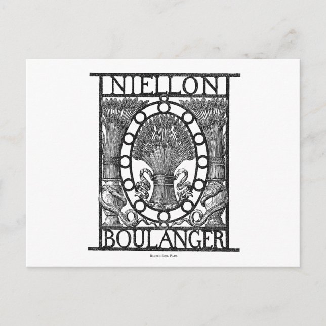 Boulanger Bakery Postkarte (Vorderseite)