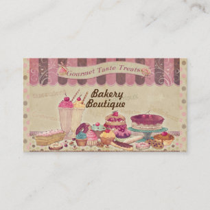 Boulangerie Boutique Gâteaux & Pâtisserie Carte de