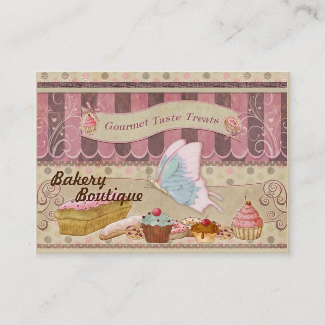 Boulangerie Boutique Patisserie Carte de visite 2 (Devant)