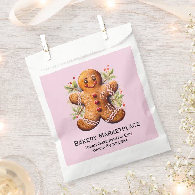 Boulangerie Cadeau pain d'épice Promo Sacs en papi (Coupé)