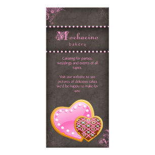 Boulangerie Carte en rack Cookies Chocolat rose Br
