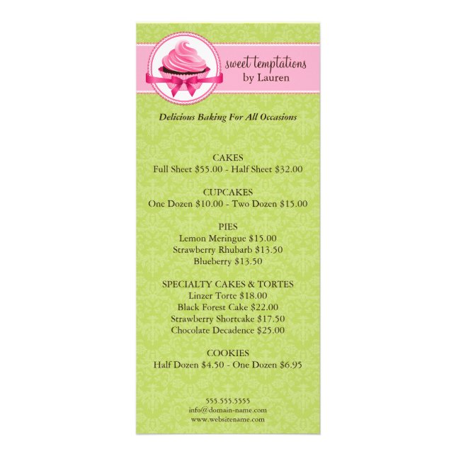 Boulangerie Cartes en rack (Devant)