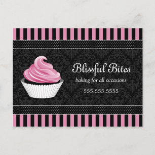 Boulangerie Cupcake Business Carte postale promoti