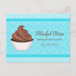 Boulangerie Cupcake Business Carte postale promoti