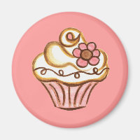 Boulangerie Cupcake Magnet de cuisine