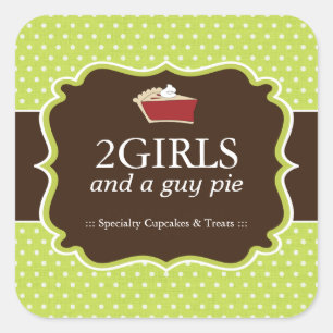 Boulangerie Cupcake Stickers Emballage