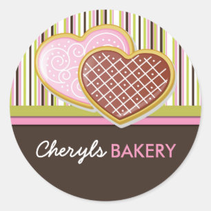 Boulangerie de biscuits Stickers emballage