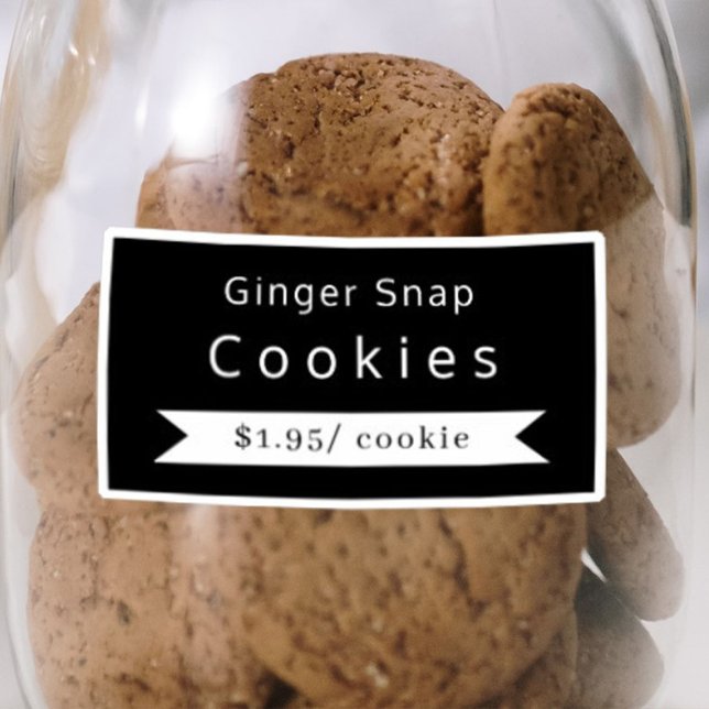 Boulangerie Nom et prix Sticker Étiquettes (Créateur téléchargé)