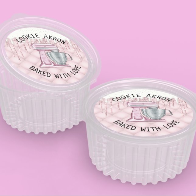 Boulangerie Pâtisserie Congélations Étiquette de c (Créateur téléchargé)