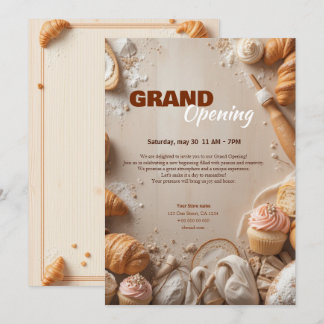 Boulangerie sur mesure Grand Invitation d'ouvertur