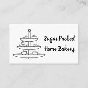 Boulangerie Traitements sur un Carte de visite en 