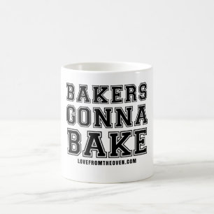 Boulangers allant faire la tasse cuire au four