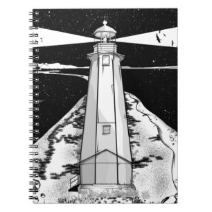 Boulder Bank Lighthouse Notizblock