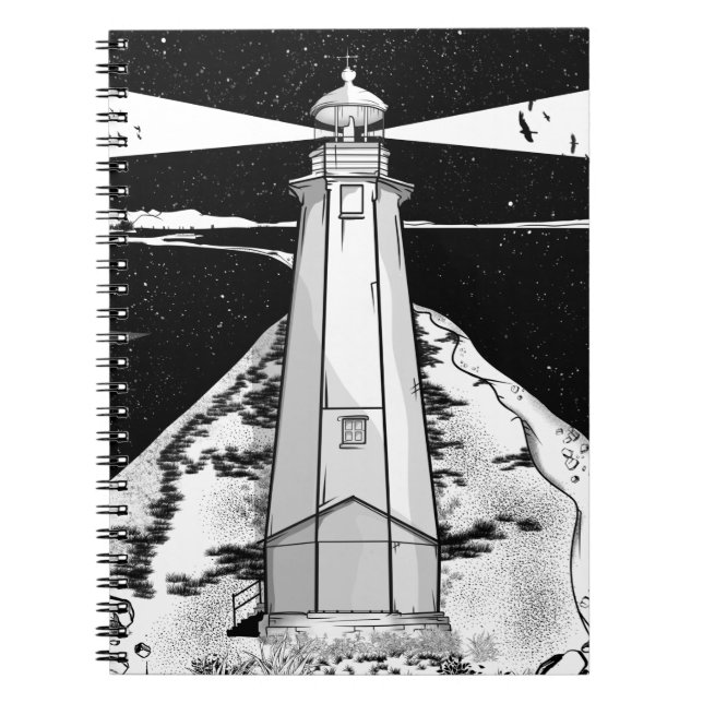 Boulder Bank Lighthouse Notizblock (Vorderseite)