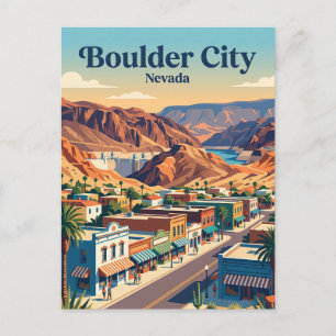 Boulder City, Nevada Postkarte