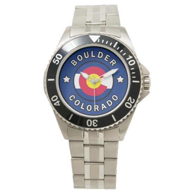 Boulder Colorado Armbanduhr (Vorderseite)