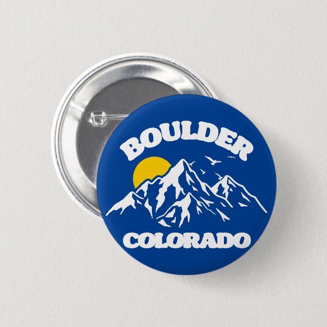 Boulder, Colorado Button (Vorne & Hinten)