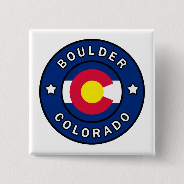Boulder Colorado Button (Vorderseite)