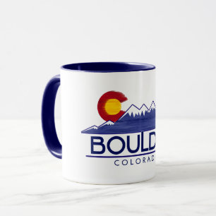 Boulder Colorado Holzmountains Tasse