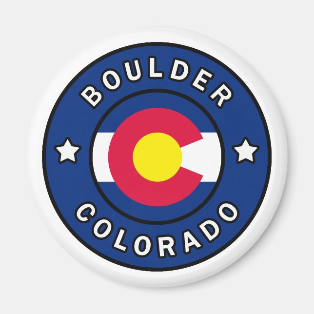 Boulder Colorado Magnet (Vorne)