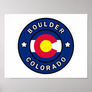 Boulder Colorado Poster