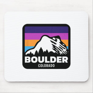 Boulder Colorado Skifahren Snowboarden Familienaus Mousepad