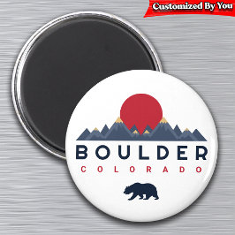 Boulder, Colorado Vintag - Souvenirs Magnet