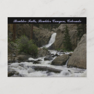 Boulder Falls Postkarte