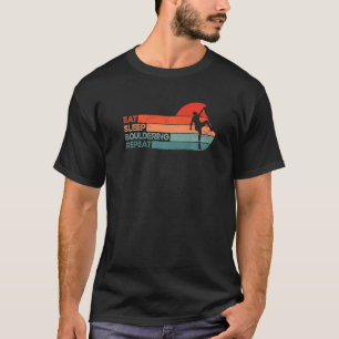 Boulder Mountaineer Rock Mountain Climber 1 T-Shirt