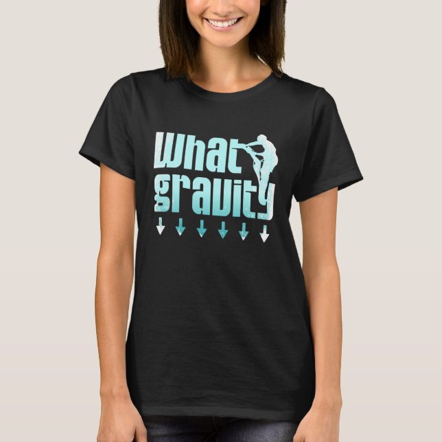 Bouldering and rock climbing with mountain and wha T-Shirt (Vorderseite)