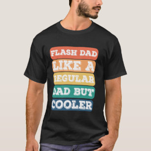 Bouldering-Flash-Vater wie ein normaler Vater-Boul T-Shirt