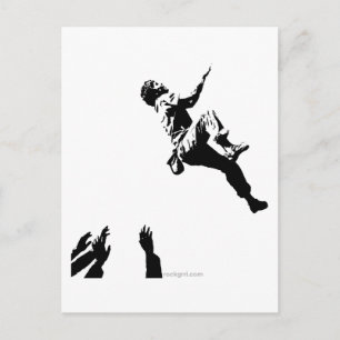 Bouldering Graphic Postkarte