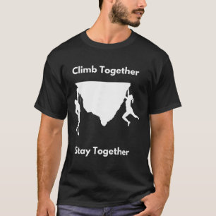 Bouldering Klettert Kostenloses Felsenkletterndes T-Shirt