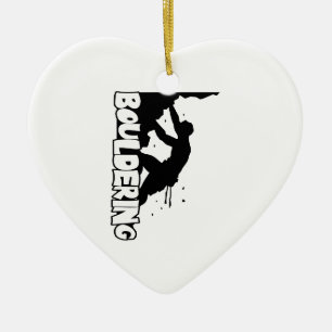 Bouldering_Print Männer Keramik Ornament
