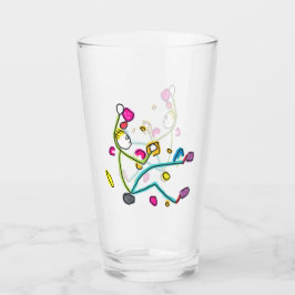 Bouldering Stickman Glas