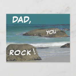 Boulders Beach - DAD You ROCK - Carte postale
