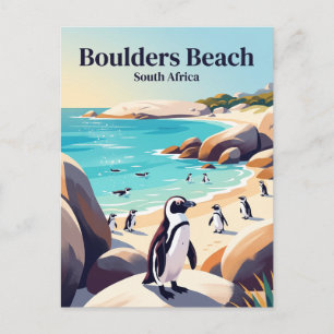Boulders Beach Südafrika Postkarte