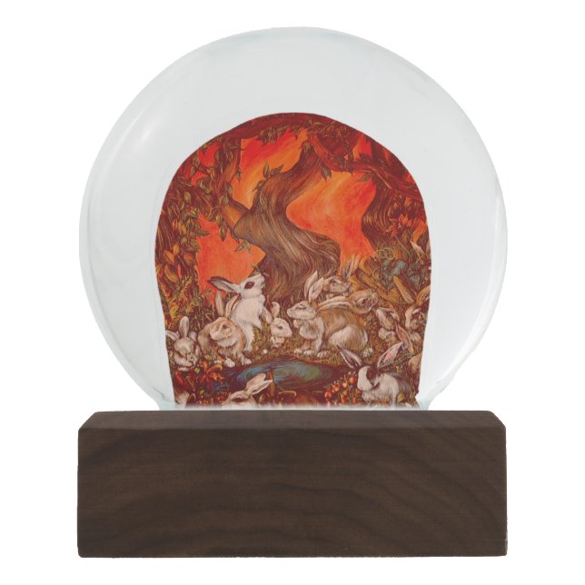 Boule À Neige 16 lapins (Devant)