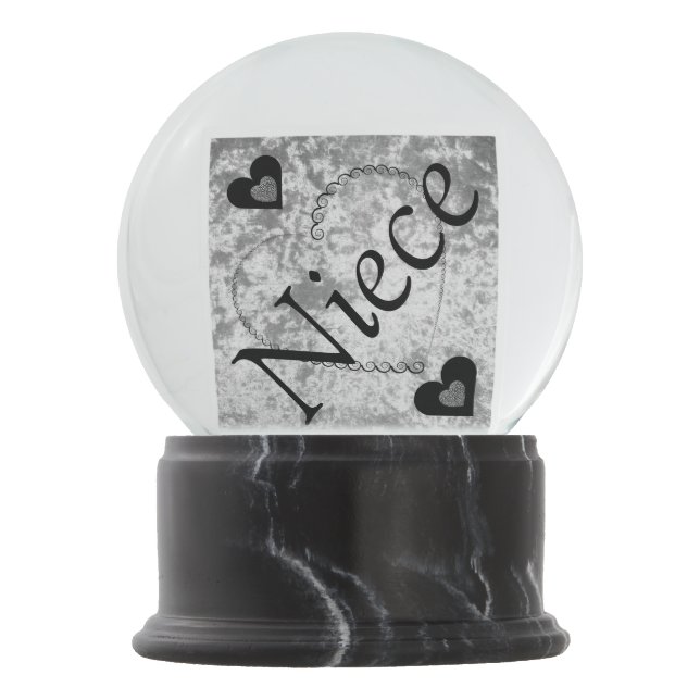 Boule À Neige Gardien cadeau niece globe (Devant)