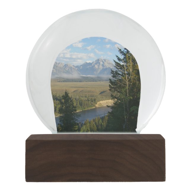 Boule À Neige Montagnes et rivière de Jackson Hole (Devant)