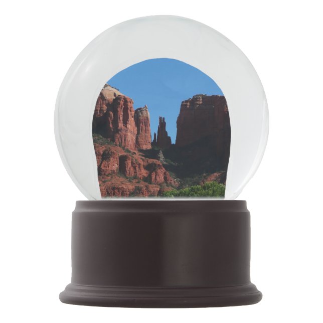 Boule À Neige Rocher de la Cathédrale à Sedona Arizona Monument (Devant)