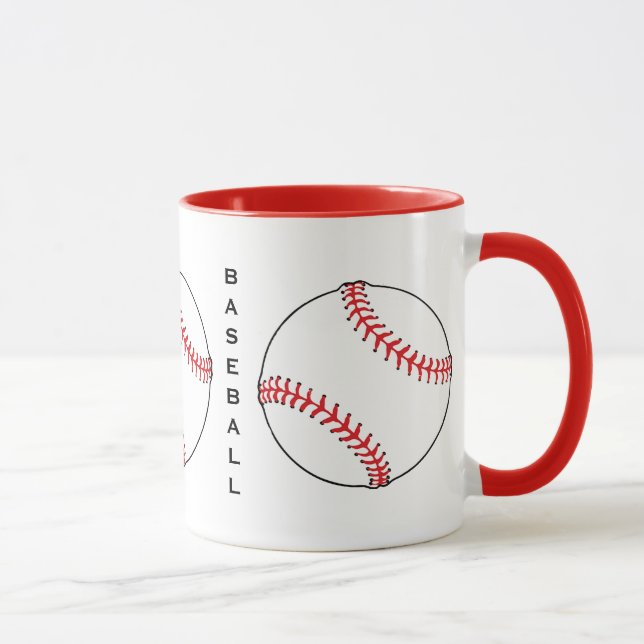 Boule de baseball Mug (Droite)