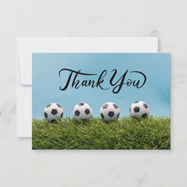 Boule de football avec Merci de mot pour le fan en (Devant)