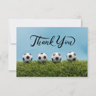 Boule de football avec Merci de mot pour le fan en