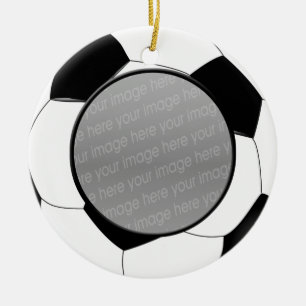 Boule de football ornement photo