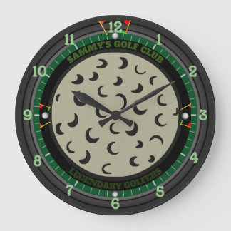 Boule de golf personnalisée Grande horloge