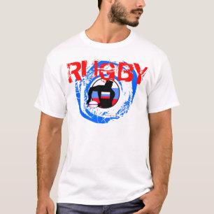 Boule de passage de T-shirt de fans de rugby de la