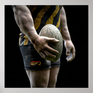 Boule de rugby - Rugby Peinture Impression