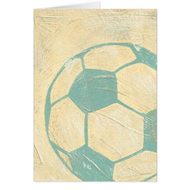 Boule de soccer bleu Pastel par Chariklia Zarris (Devant)
